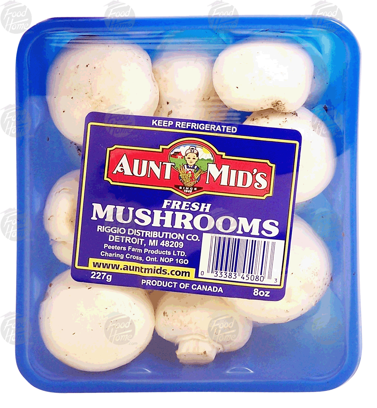 Aunt Mid's  fresh whole mushrooms Full-Size Picture